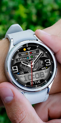 Hybrid CHEVAR URX93 Watch face screenshot 4
