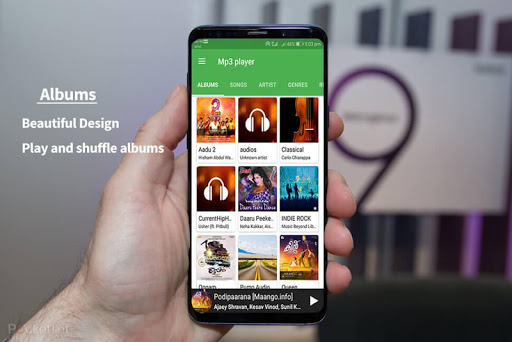 Android application Music player screenshort