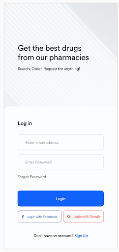 Android application Drugstore Online Pharmacy screenshort