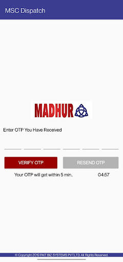 MSC Dispatch App Screen 2