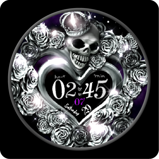 Silver Heart Watch Face 1.0 Icon