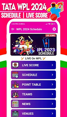 WPL 2024 Schedule & Live Scoreのおすすめ画像1