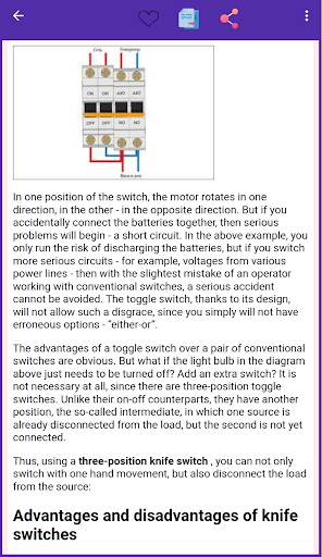 Electrician handbook Screen 2