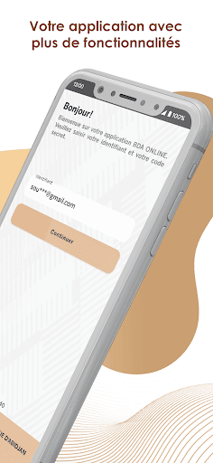 Android application BDA Online screenshort