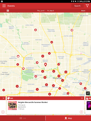 Screenshot of 365 Things to Do in Houston
