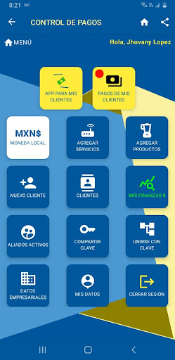 Control de Pagos + Screen 2