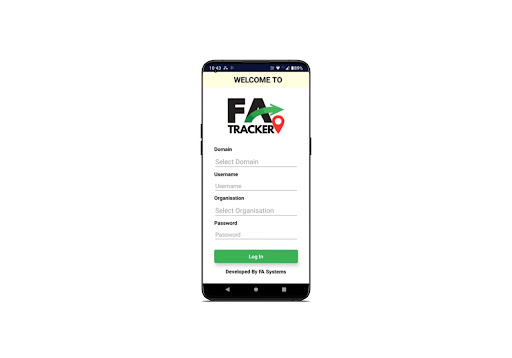 Android application FA Tracker for FA Web Users screenshort