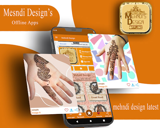 Mehndi Design offline & simple Screen 2