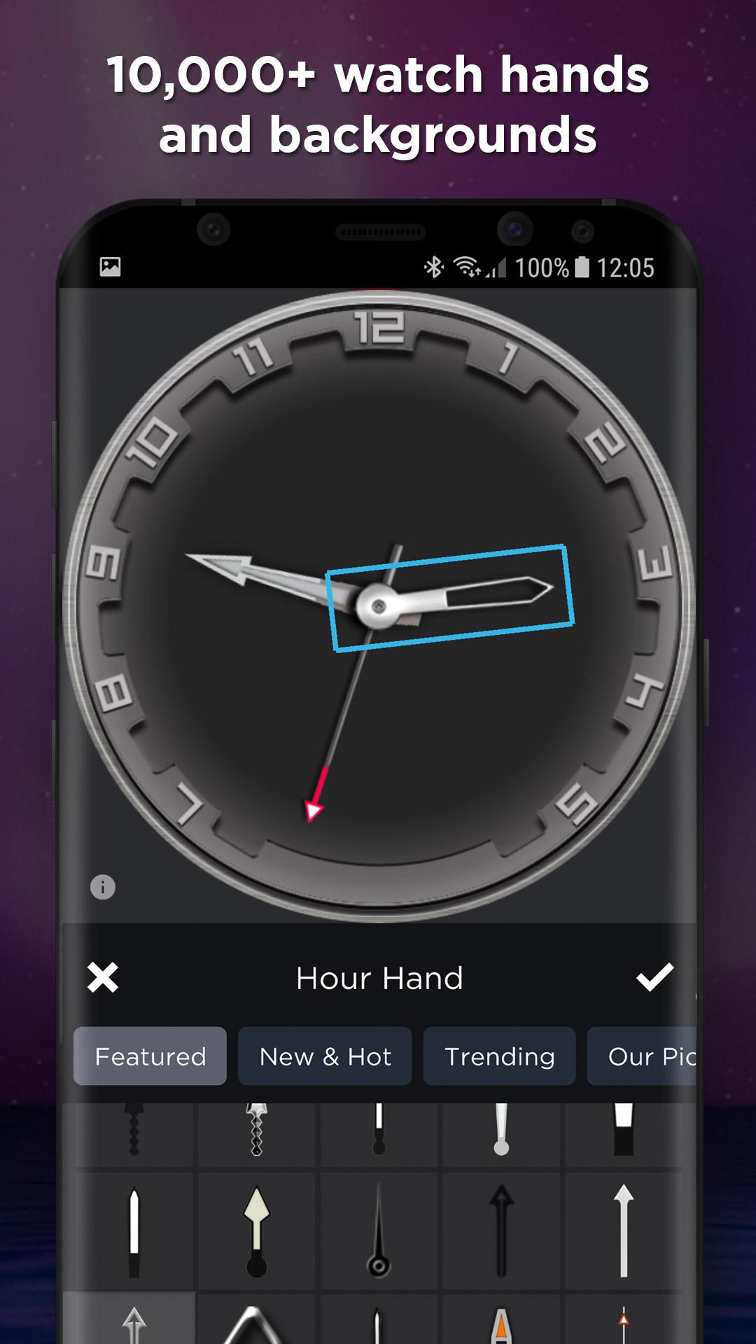 Android application Watch Face -WatchMaker Premium for Android Wear OS screenshort