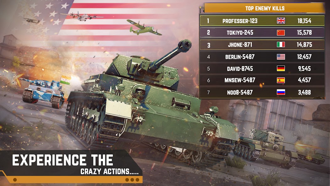Real Tank Battle: War Games 3D 0.9 APK + Modificación (Unlimited money) para Android