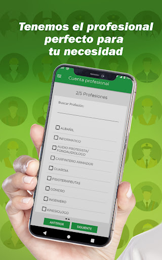 Android application Medalla Milagrosa Trabaja screenshort