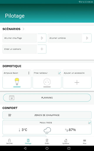 Screenshot of SFR Home