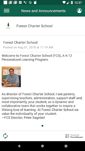 Android application Forest Charter screenshort