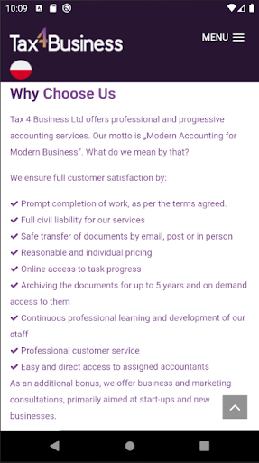 Android application Tax 4 Business Accounting and screenshort