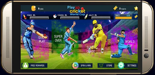 Play 3D Cricket World Cup