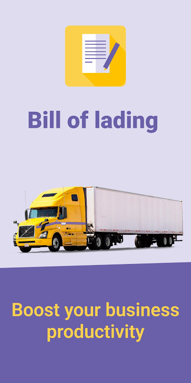 Bill of lading - 1.0.31 - (Android)