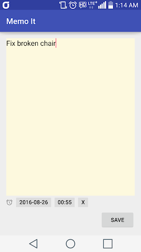 Memo It - Memo, Widget, Alarm Screen 2