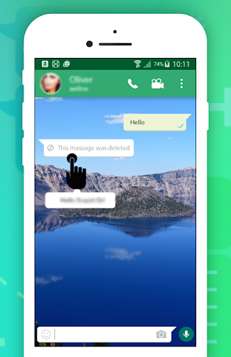 Recovery deleted message Screen 3