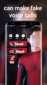 Screenshot 2 tom holland fake call android