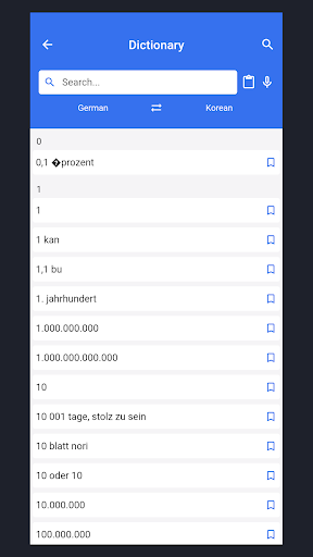 KOREAN - GERMAN Dictionary