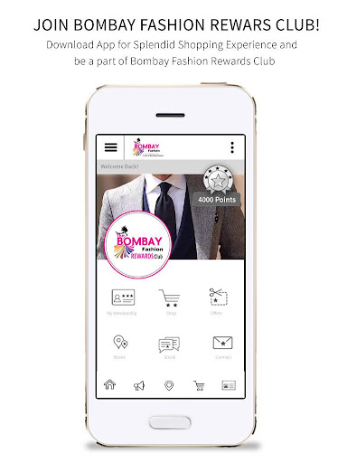 Android application Bombay Fashion Rewards Club screenshort