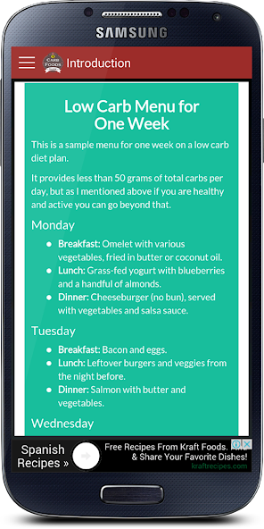Low Carb Diet v2.6 APK + Mod [Remove ads][Free purchase][No Ads] for Android