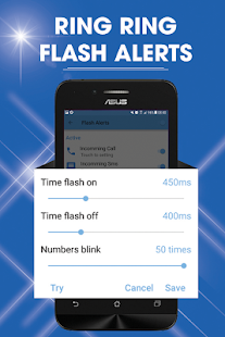 Flash alerts - Ring ring Flash Screenshot