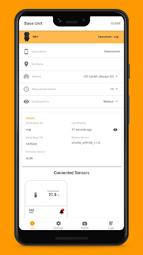 Sensorbee Screen 2