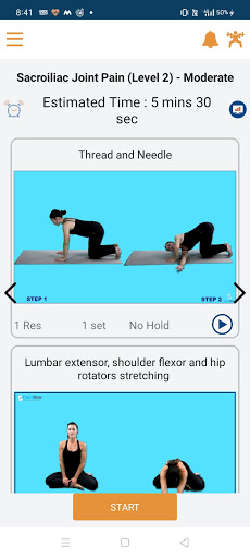 UTHET TeleRehab For Tab Screen 3
