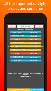 SkyCandy - Sunset Forecast App لقطة شاشة