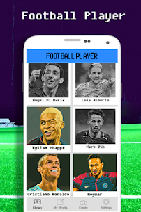 Football Player Coloring Pixel 10.0 Mod Apk(unlimited money)download 1