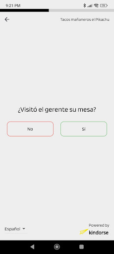 Kindorse Encuestas Restaurants Screen 3