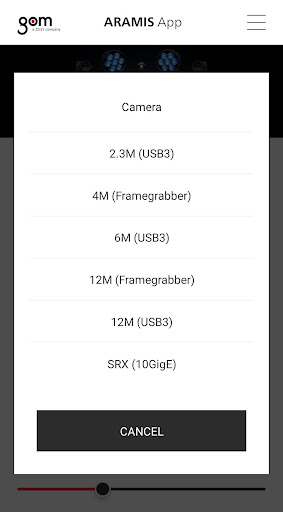 ARAMIS App Screen 3