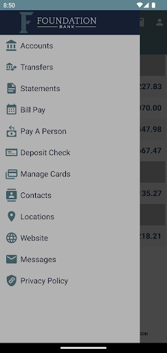 Foundation Bank Mobile Screen 2