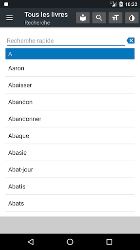 Android application Interprétation des Rêves screenshort
