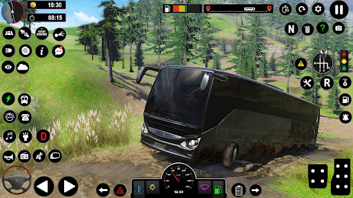 Android application Offroad Bus Games Racing Games screenshort
