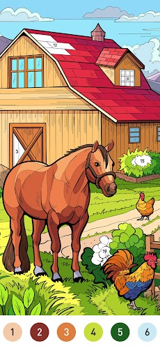 Country Farm Coloring Bookのおすすめ画像2