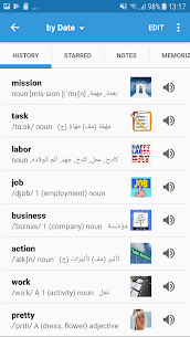 Dictionnaire et traducteur arabe MOD APK (Pro débloqué) 3