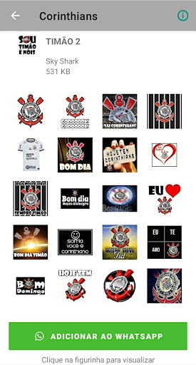 Figurinhas do Corinthians Screen 2