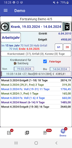 Entgeltfortzahlung Österreich Screen 2