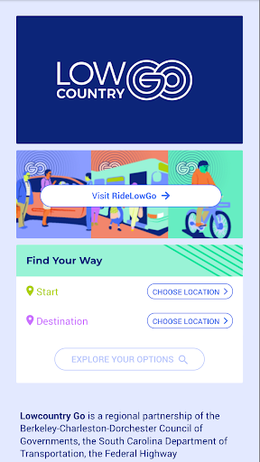 Android application Lowcountry Go screenshort