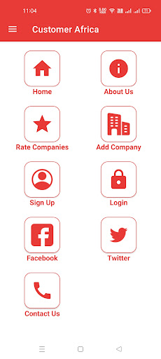 Android application Customer Africa screenshort