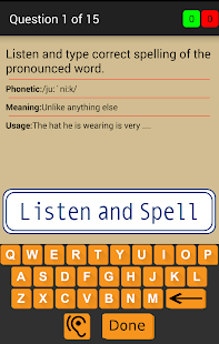 Spelling Master: English Spelling & Vocab practice