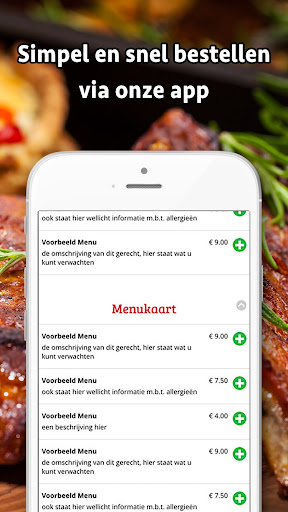 Android application Eethuis Lemmer screenshort