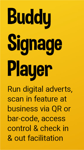 Android application Buddy - Signage Player screenshort