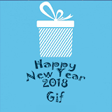 Happy New Year GIF 2018 icon