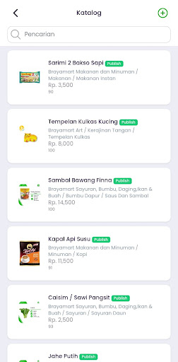 Brayamart Seller Screen 3