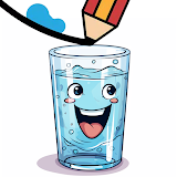 Draw Color Fill Water Sort icon