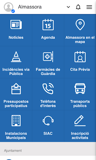 Android application Almassora screenshort