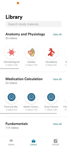 Android application SimpleNursing RN & NCLEX Prep screenshort